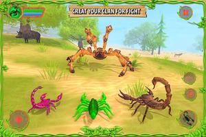 Scorpion Family Simulator Game ảnh chụp màn hình 1