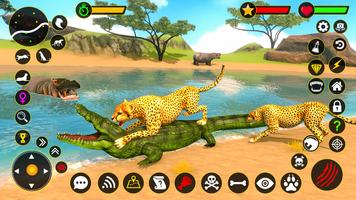 Cheetah Simulator Cheetah Game Ekran Görüntüsü 1