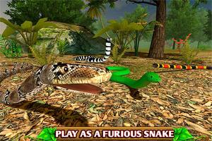 Angry Anaconda: Snake Game постер