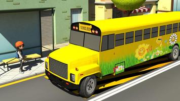 Autobús escolar de conducción captura de pantalla 2