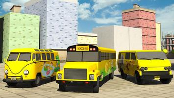 Autobús escolar de conducción captura de pantalla 3