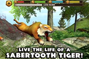 Sabertooth Tiger Simulator Affiche