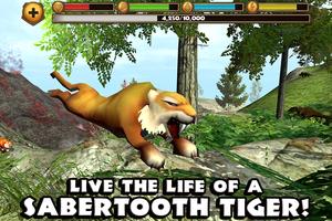 Sabertooth Tiger Simulator Cartaz