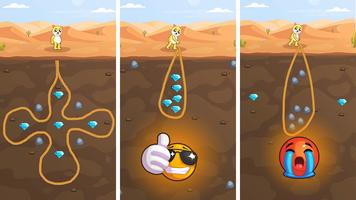 Gold Miner: Draw to Collect постер