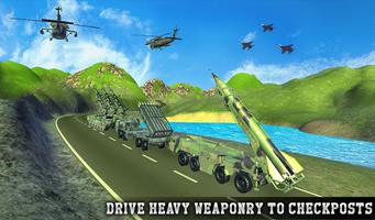 Army Missile Attack Truck पोस्टर
