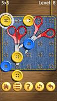 Button Cut Puzzle Plakat
