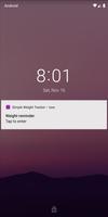 برنامه‌نما Simple Weight Tracker عکس از صفحه