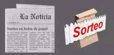 Sorteo en bolsa de papel
