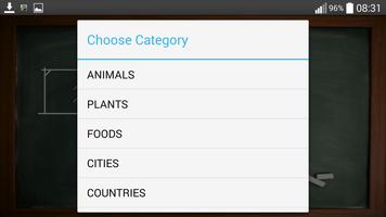 Hangman on Blackboard تصوير الشاشة 2