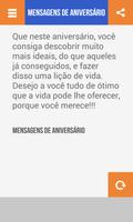 Mensagens de Aniversário syot layar 1