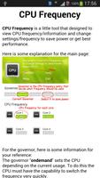 CPU Frequency syot layar 2