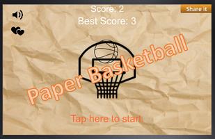 Paper Basketball capture d'écran 1