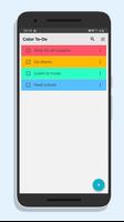 Color To Do Simple List Widget poster