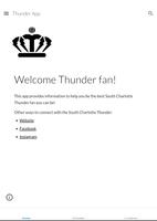 South Charlotte Thunder Affiche
