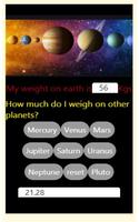 Weight Calculator On Different poster