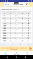 Division Tables ảnh chụp màn hình 1