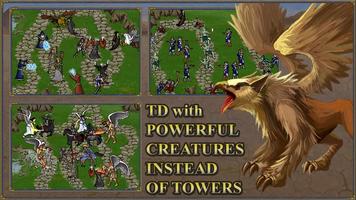Heroes 3 and Mighty Magic:TD Fantasy Tower Defence imagem de tela 1