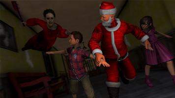 Scary Santa Haunted House Game ポスター