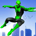 Green Superhero Rope Man Fight icono