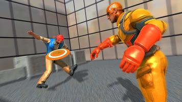 Green Superhero Rope Man Fight screenshot 3