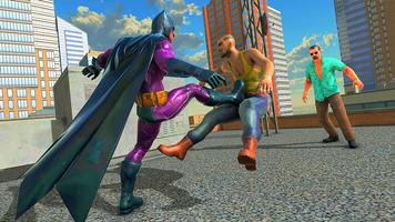 Green Superhero Rope Man Fight скриншот 2