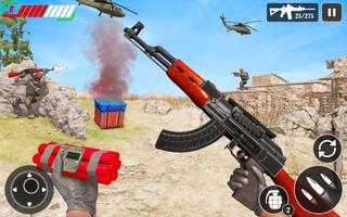 Real Shooting Gun Strike Counter Attack 3D Shooter poster