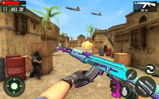 Real Shooting Gun Strike Counter Attack 3D Shooter screenshot 1