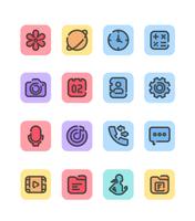 Material You Square Icon Pack تصوير الشاشة 3