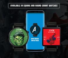 Superheroes Watchfaces for Android Wear OS Screenshot 2