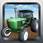 traktor pertanian simulator ikon