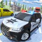 Police Car Driving Traffic أيقونة