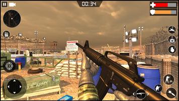 कमांडो युद्ध शूटिंग एक्शन गेम् स्क्रीनशॉट 1