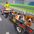 ATV Bike Dog Transporter Cart Driving