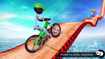 Stickman Bicycle Stunt Tracks captura de pantalla 1