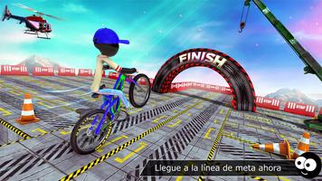 Stickman Bicycle Stunt Tracks captura de pantalla 2