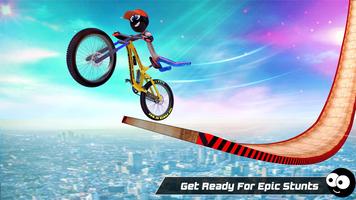 Trek Stunt Sepeda Stickman poster