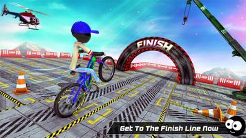 Trek Stunt Sepeda Stickman screenshot 2