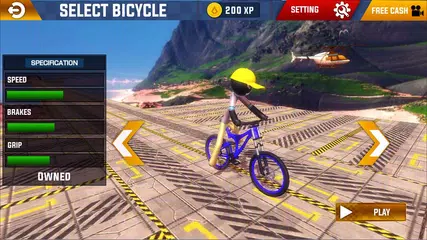 火柴人自行車特技曲目 XAPK 下載