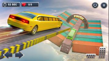 Extreme Limousine Car Stunts GT Driving Simulator 스크린샷 1