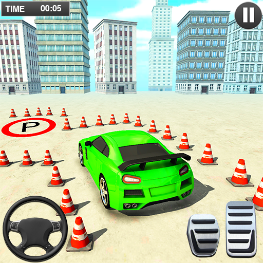 汽車停車遊戲：汽車賽車遊戲