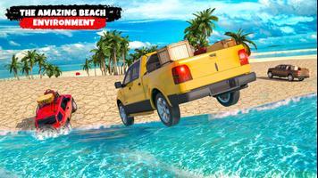Mega Ramp Jeep Stunts - Offroad Beach Racer screenshot 3