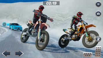 Mountain Bike Snow Moto Racing plakat