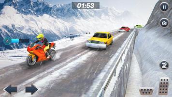 Montaña Bicicleta Nieve Moto Carreras captura de pantalla 3