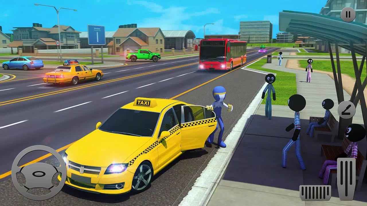Stickman Taxi Car Driver APK for Android Download