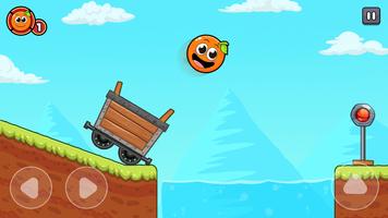 Red Jumping Roller Bounce Ball Screenshot 1