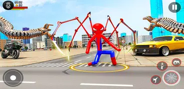 Juego de araña-hombre héroe