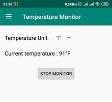 Device Temperature Monitor on  スクリーンショット 2