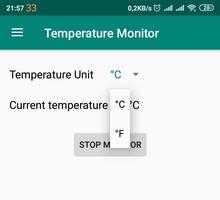 Device Temperature Monitor on  Screenshot 1