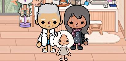 Happy toca boca Life World Tip poster