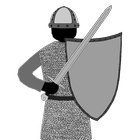 medieval warrior icono